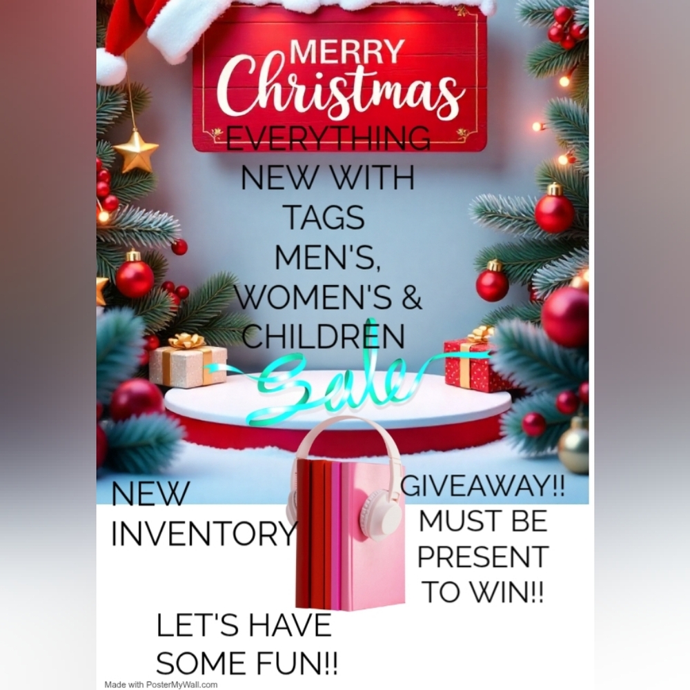 CHRISTMAS SALE ALL NEW!